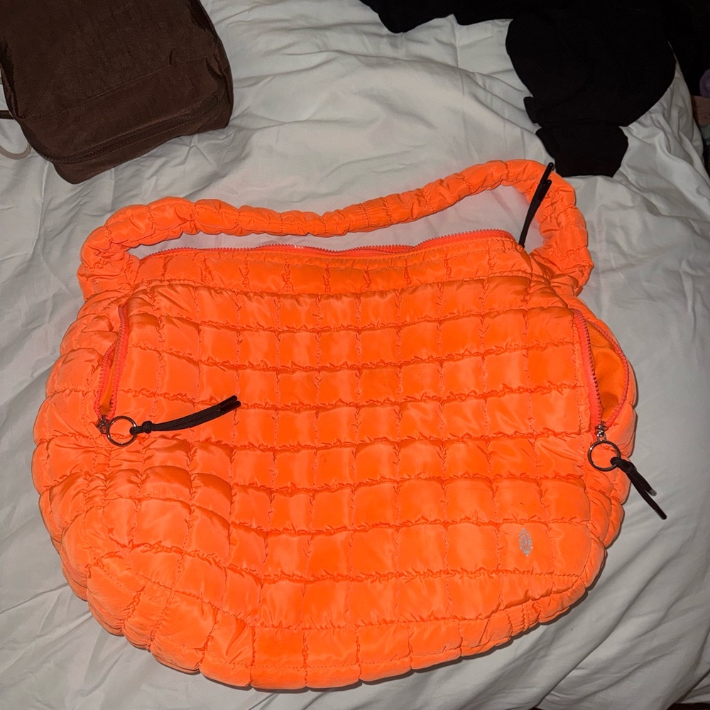 FP Quilted Carry All Orange